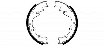 HELLA PAGID 8db355000921 -  Комплект тормозных колодок